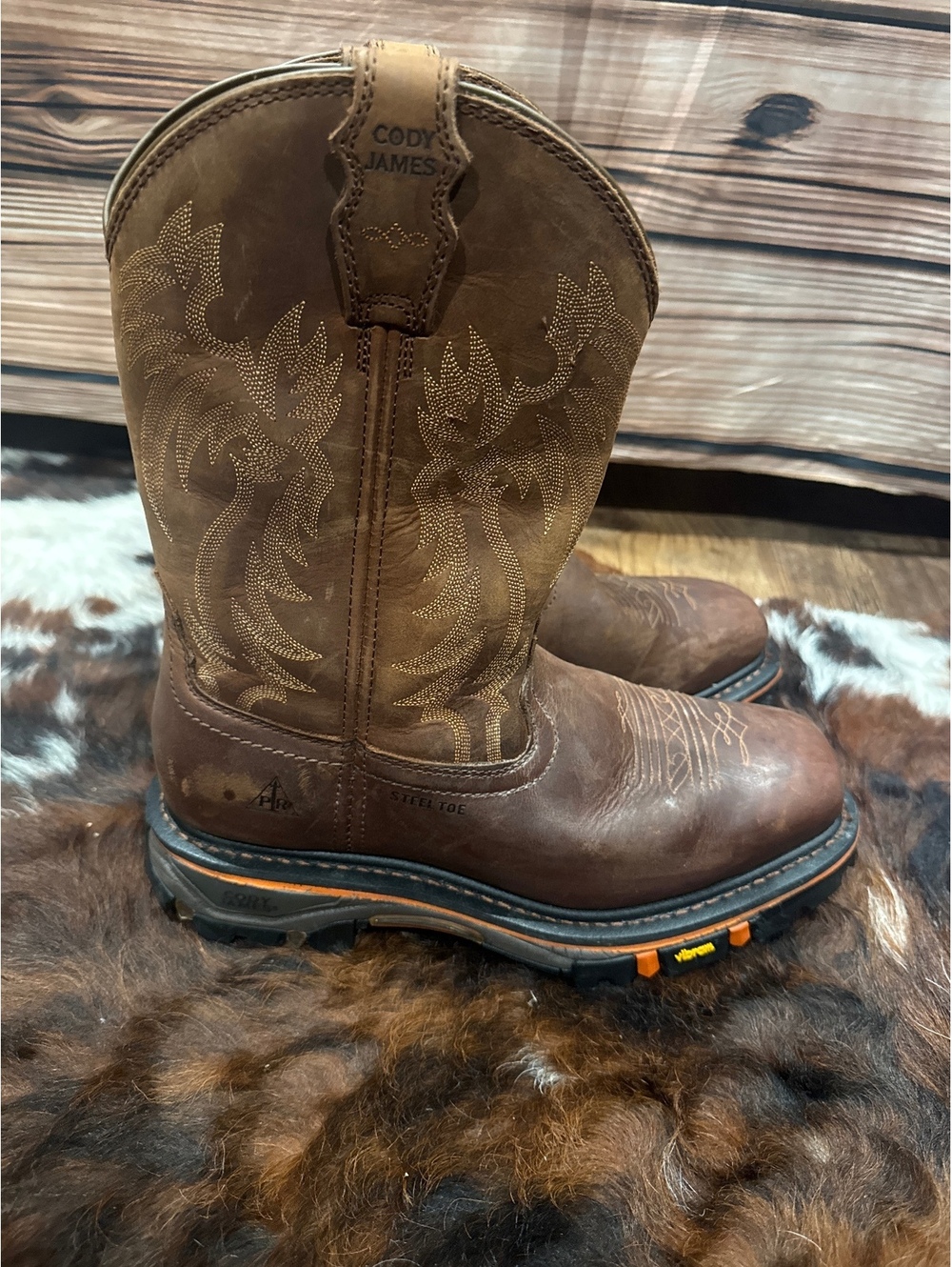 NEW Cody James Decimator Steel\-Toe Work Boots Men’s Size 10½ D